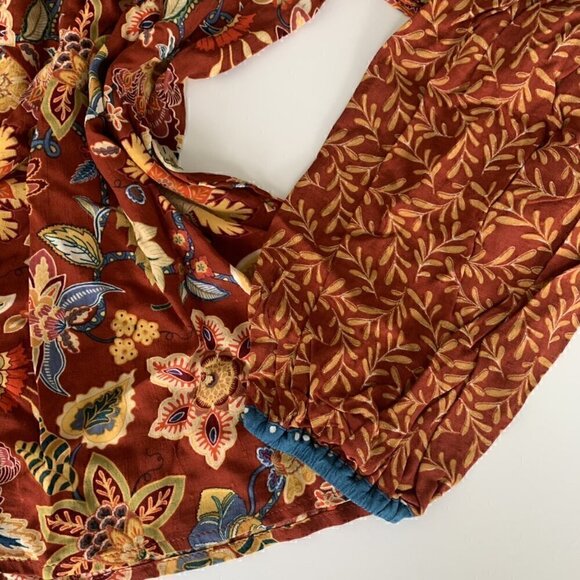 NWT Matilda Jane Woman Fall Garden Mums Blouse, Small - Picture 4 of 9